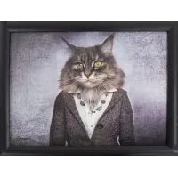 Kniedienblad met kussen eronder Laptray schootkussen Mrs. Kat